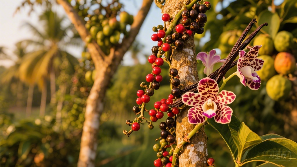 Kampot pepper and high-value tropical crops