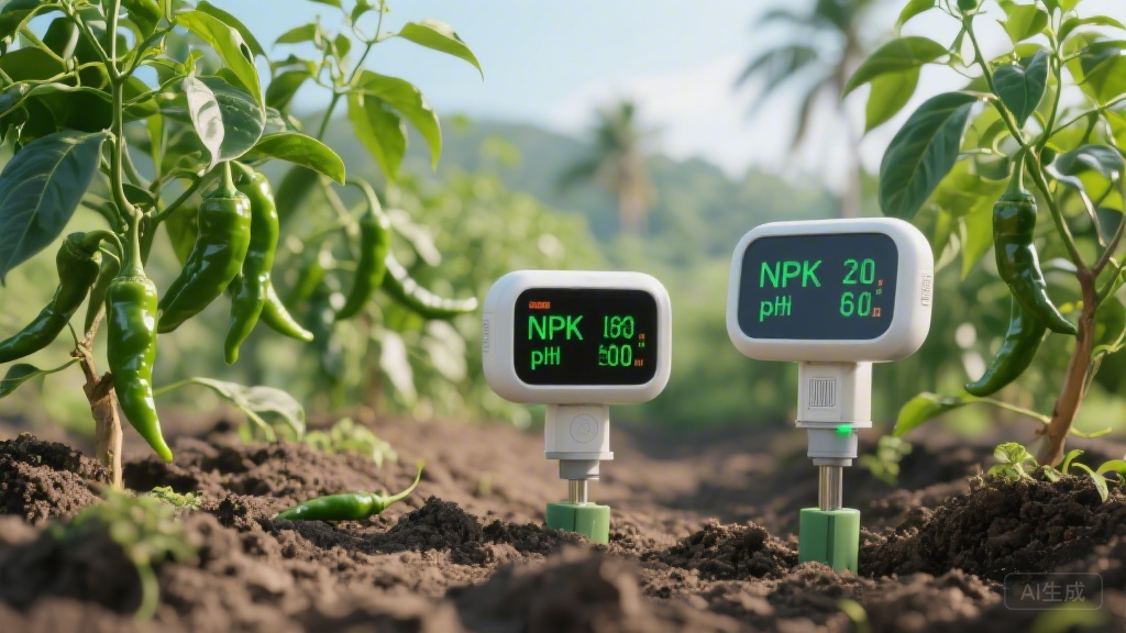 Smart soil sensors monitoring Kampot pepper cultivation