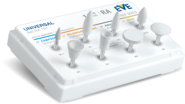 EVE Polishing Instruments UNIVERSAL RA Amalgam, Composite, Feldspar ceramics, Gold
