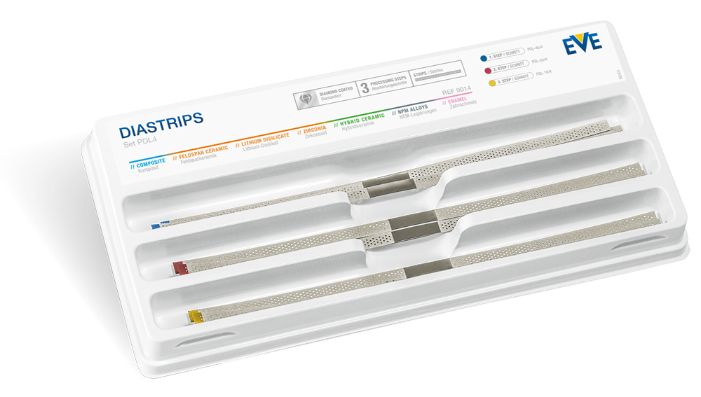 EVE Diamond impregnated Separating Strips DIASTRIPS Composite, Feldspar ceramics, Hy