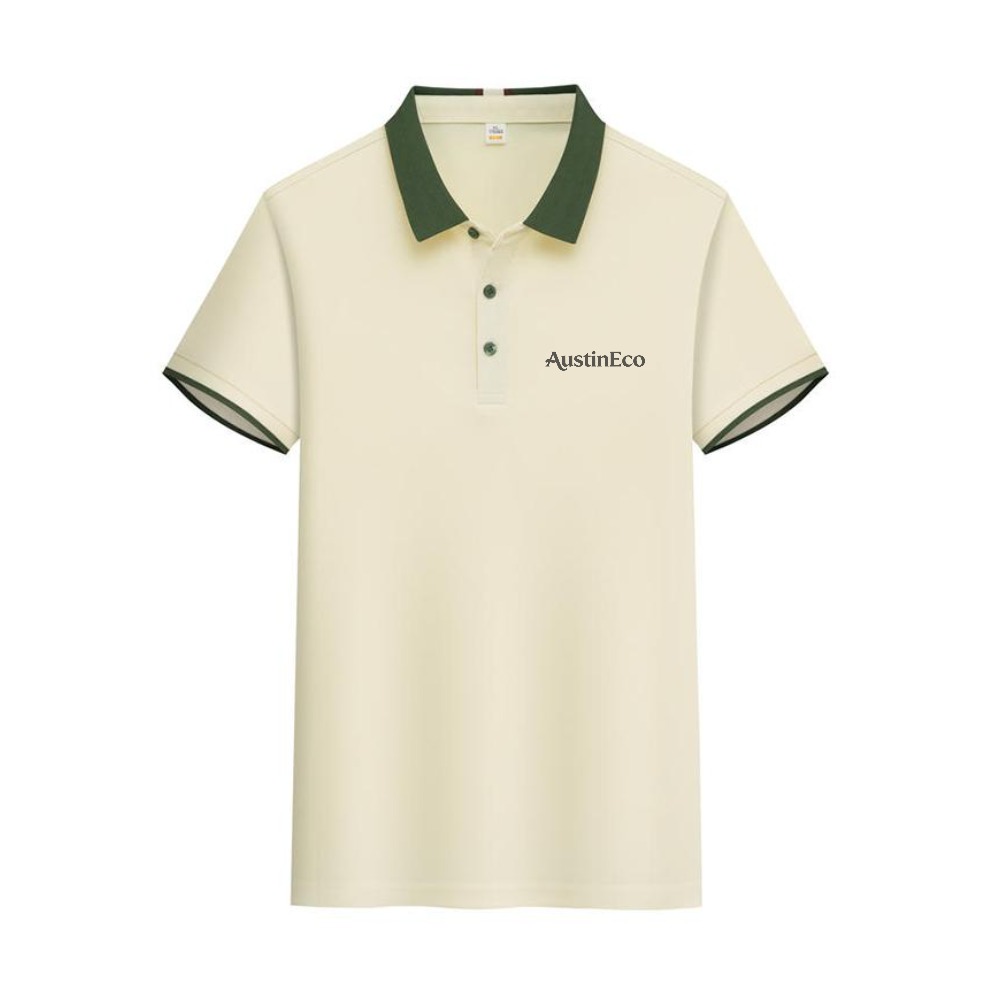 220克撞色领酷纱棉POLO